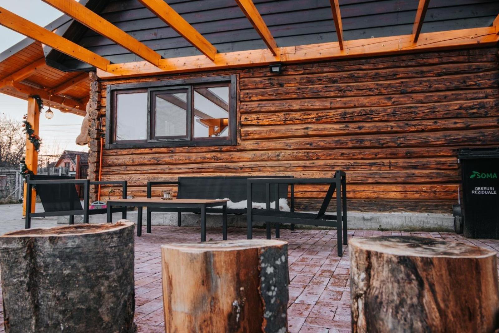 Casuta Cu Tihna Villa Porumbacu de Sus Exteriör bild