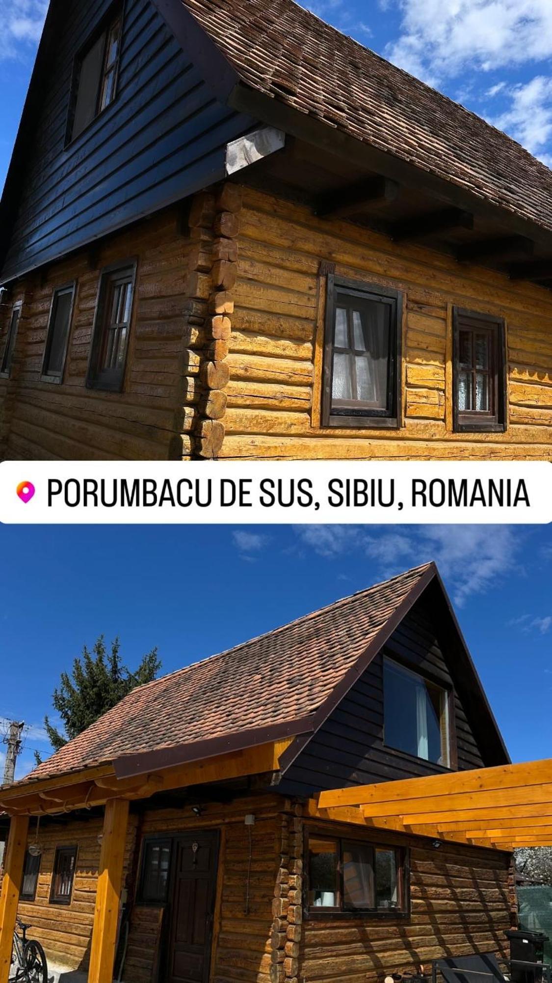 Casuta Cu Tihna Villa Porumbacu de Sus Exteriör bild