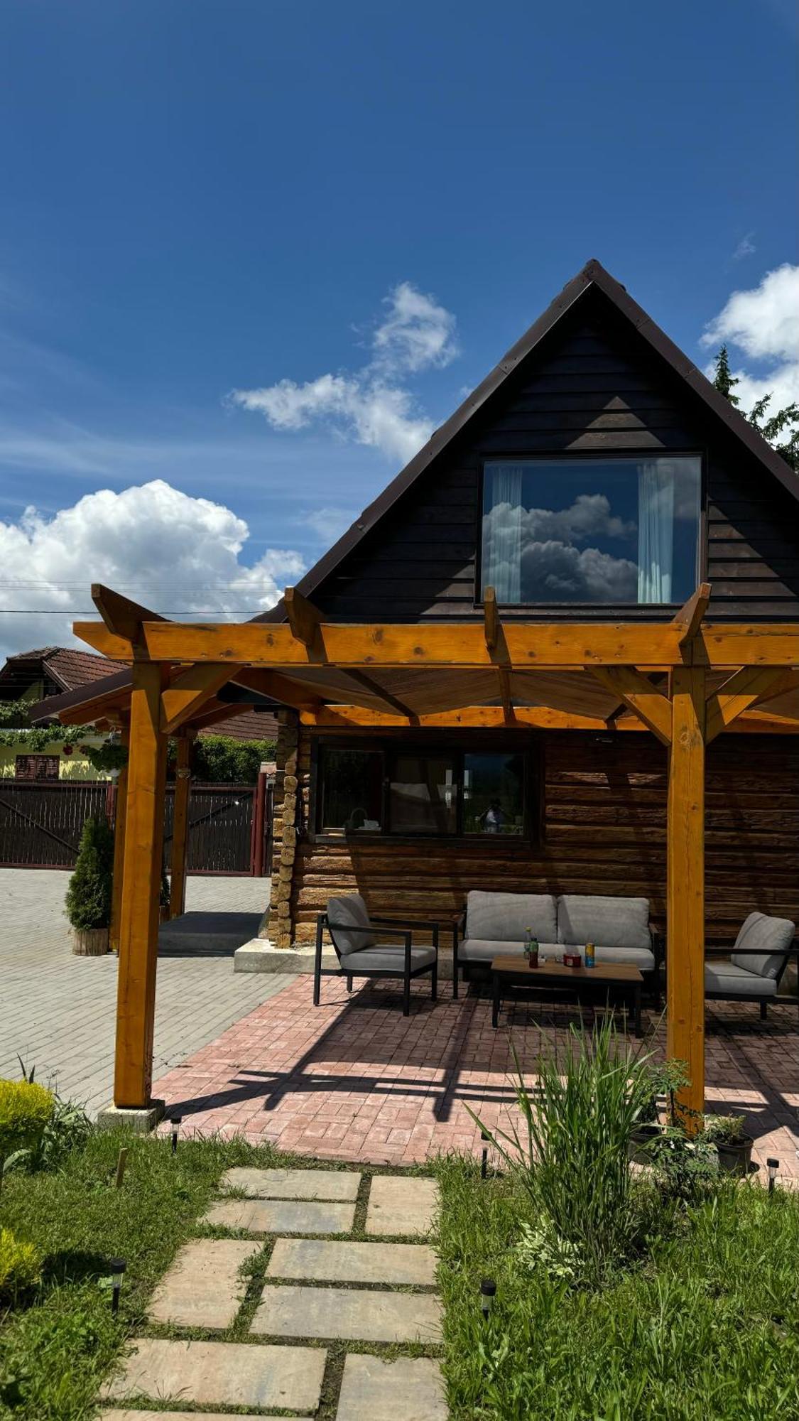 Casuta Cu Tihna Villa Porumbacu de Sus Exteriör bild