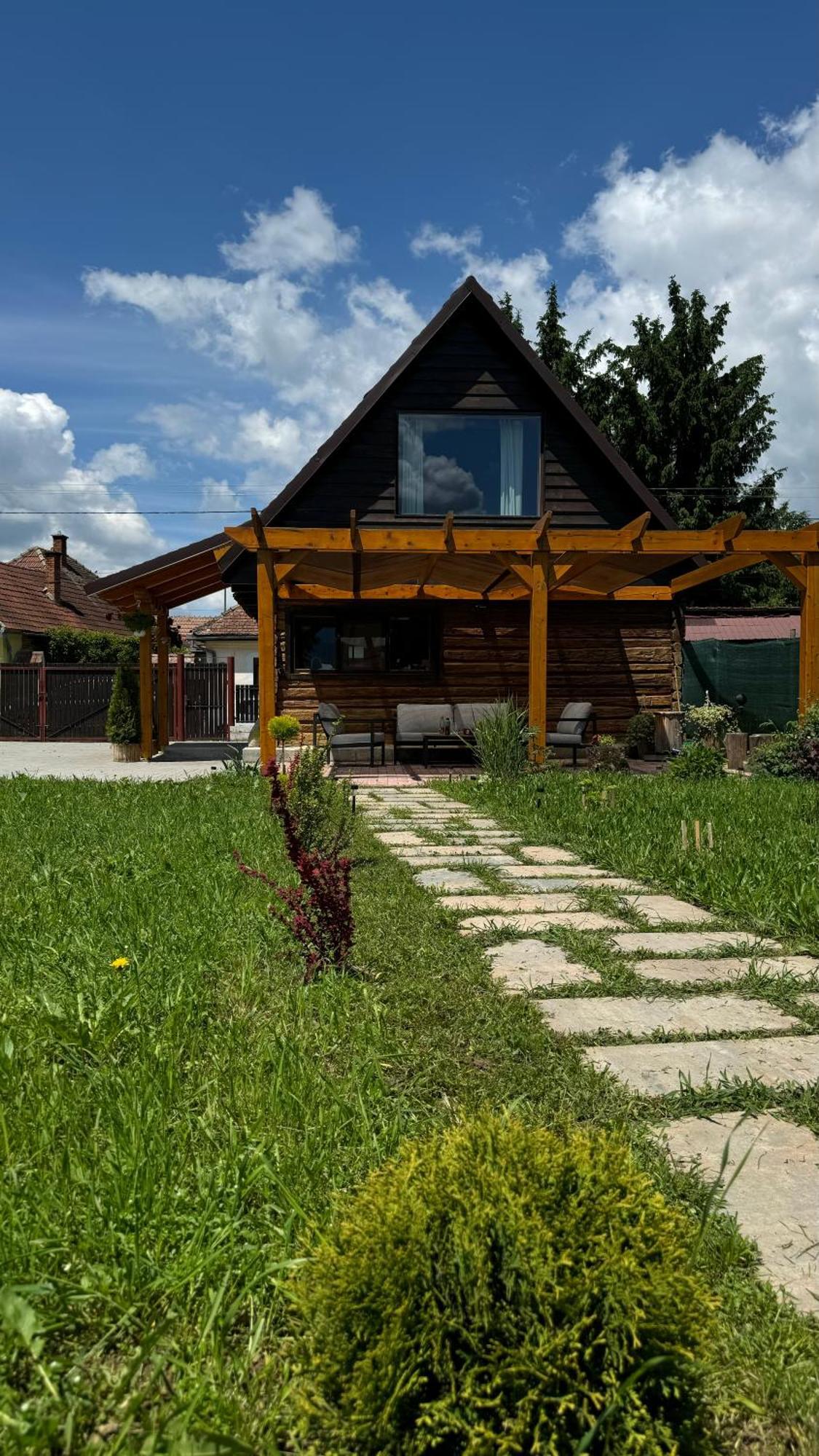 Casuta Cu Tihna Villa Porumbacu de Sus Exteriör bild